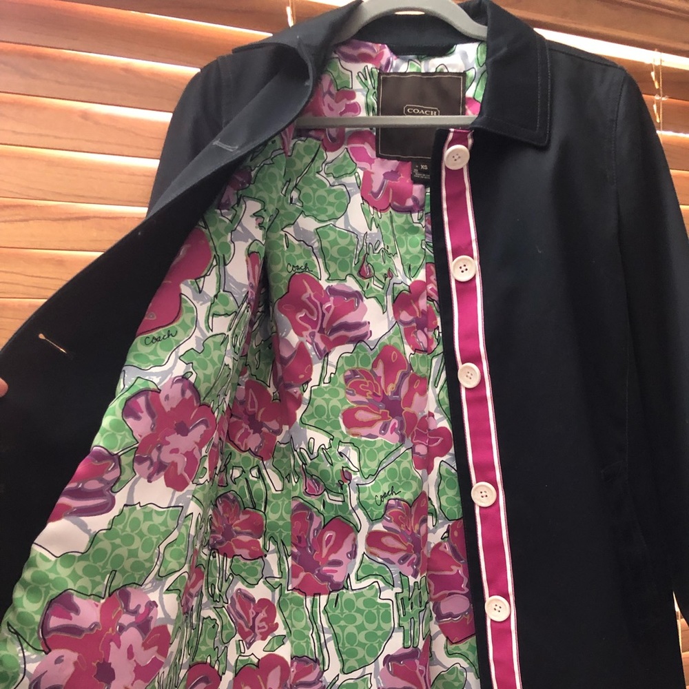 NWOT Authentic Coach Trench Coat